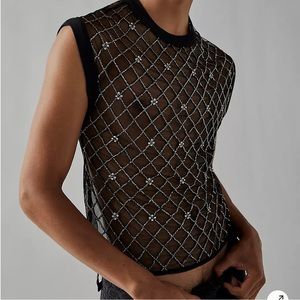 Free People Disco Nights Top.